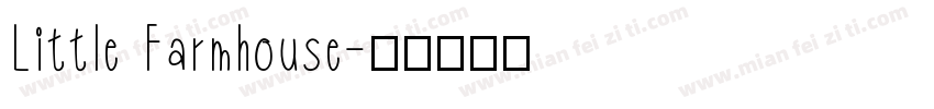 Little Farmhouse字体转换